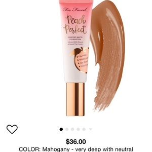 New Too Faced Peach Foundation MAHOGANY